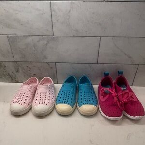 Native Shoes Bundle— sizes 6, 7, 8 Toddler Girl
